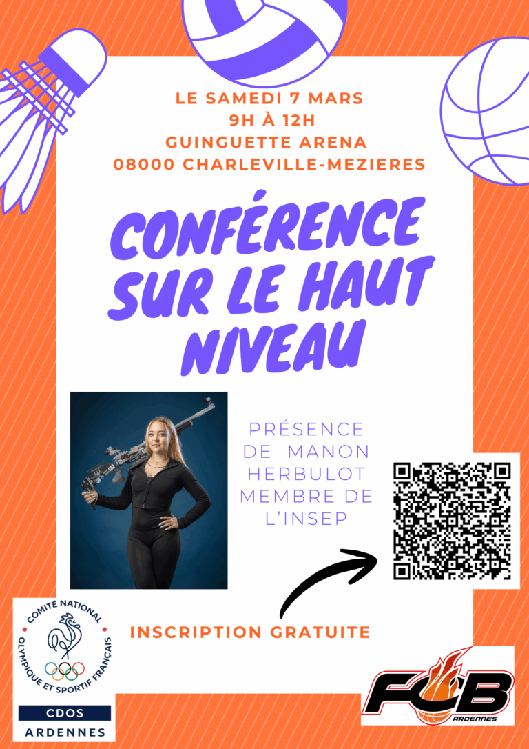 affiche conférence haut niveau