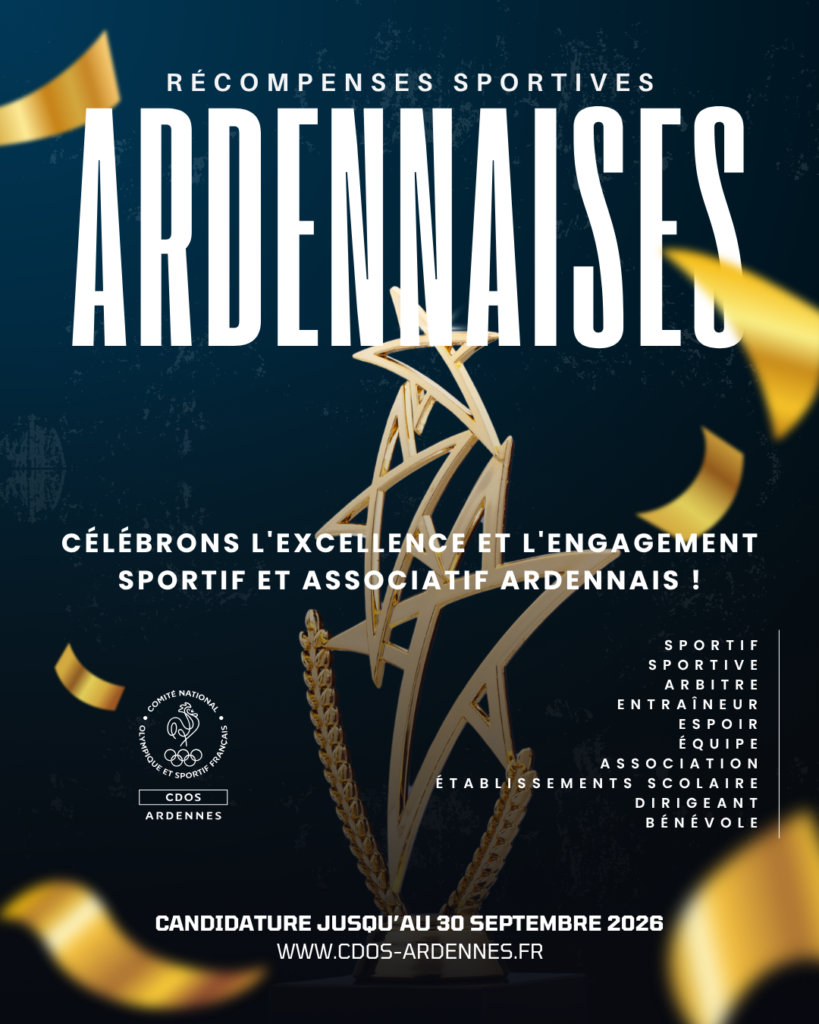 Affiche récompenses sportives ardennaise
