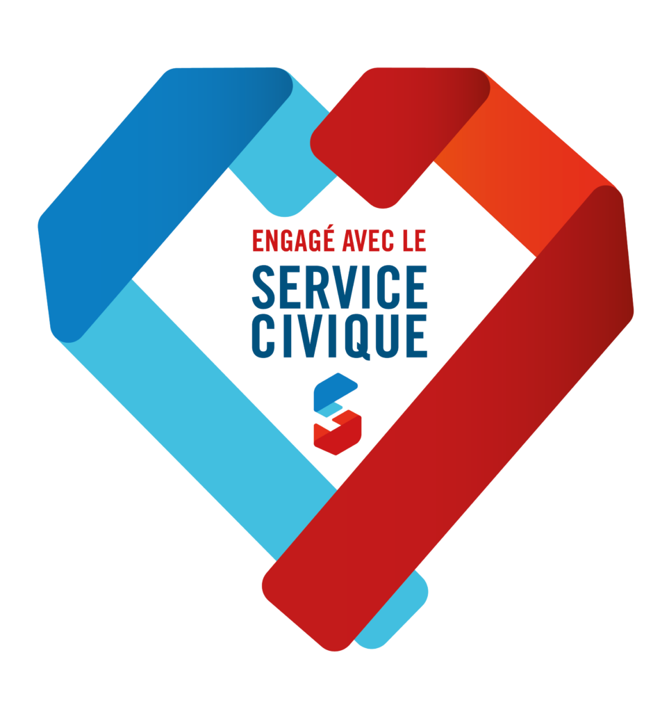 logo engagé avec le service civique